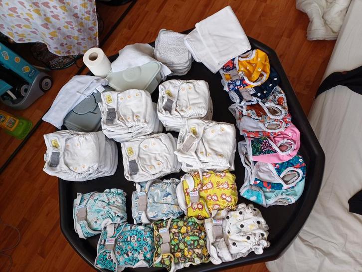 Groot pakket wasbareluiers., Kinderen en Baby's, Babykleding | Baby-kledingpakketten, Gebruikt, Overige maten, Ophalen