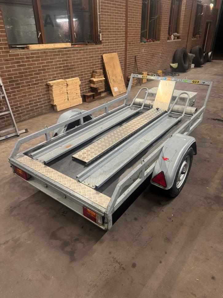 Zeer nette motoraanhanger, Auto diversen, Aanhangers en Bagagewagens, Zo goed als nieuw, Ophalen