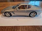 FERRARI 456 GT uit 1992,  1/18.     Zilver Metallic., Ophalen of Verzenden, Zo goed als nieuw