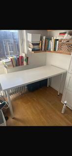 White IKEA table, Ophalen of Verzenden, Gebruikt, 75 cm of meer, Rechthoekig