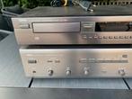 Vintage Yamaha versterker met cd speler titanium, Ophalen of Verzenden, Gebruikt, Overige merken