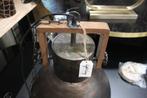 Stoere ronde hanglamp SHELLY Light & Living metaal zink hout, Huis en Inrichting, Lampen | Hanglampen, Ophalen of Verzenden, Zo goed als nieuw