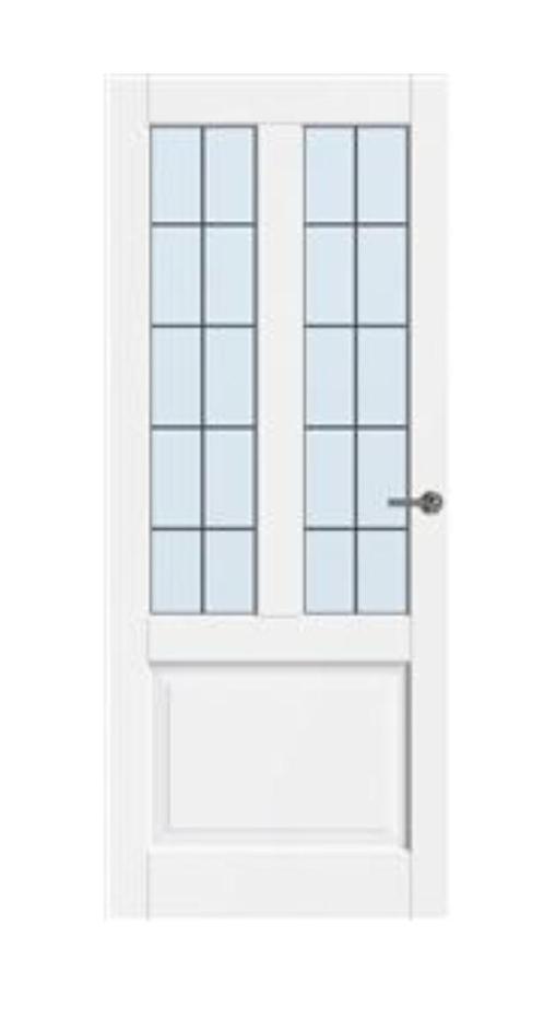 Lundia Binnendeur Lieke | Glas in lood | Stomp | 211,5 x 83, Doe-het-zelf en Verbouw, Deuren en Horren, Gebruikt, Binnendeur, 200 tot 215 cm
