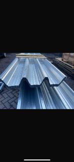 Nieuw stalen dakplaten verzinkt, Doe-het-zelf en Verbouw, Dakpannen en Dakbedekking, Zwart, Zo goed als nieuw, 15 m² of meer, Ophalen