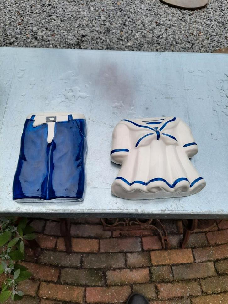 Verdamp bakjes vaasjes voor droogbloemen,lees beschrijving, Huis en Inrichting, Woonaccessoires | Vazen, Zo goed als nieuw, Wit