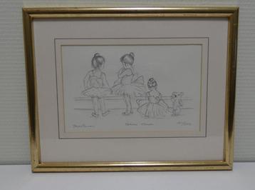 Steve O'Connell Ltd Edition Print ''Between Glasses'' 1761-A beschikbaar voor biedingen