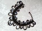 Mooi Breed Gitten Collier uit de 70er Jaren van vorige eeuw, Sieraden, Tassen en Uiterlijk, Antieke sieraden, Verzenden, Overige materialen