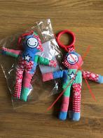 Gekleurd poppetje aan ring (nieuw), Ophalen of Verzenden, Nieuw