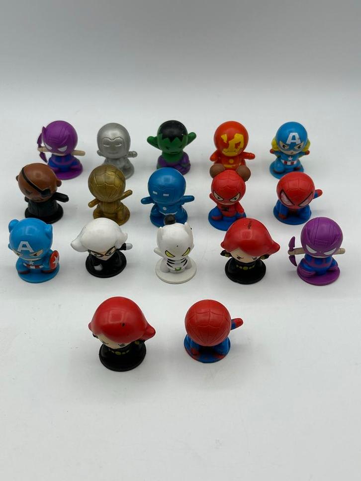 Marvel Superhelden Mini Figuren Set - Plus, Verzamelen, Supermarktacties, Plus, Ophalen of Verzenden