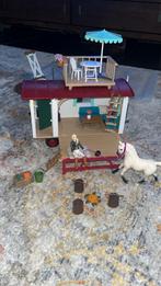 Schleich Woonwagen met Paard en Accessoires, Ophalen of Verzenden, Zo goed als nieuw, Toebehoren