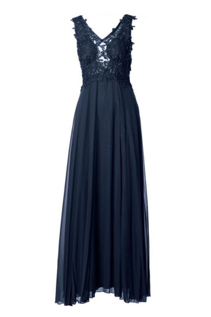 sale grote maat galajurk marineblauw 48 50 52 54 56 58 60, Kleding | Dames, Gelegenheidskleding, Nieuw, Galajurk, Maat 46/48 (XL) of groter