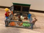 Dierenweide met konijntjes van playmobil, Ophalen, Zo goed als nieuw