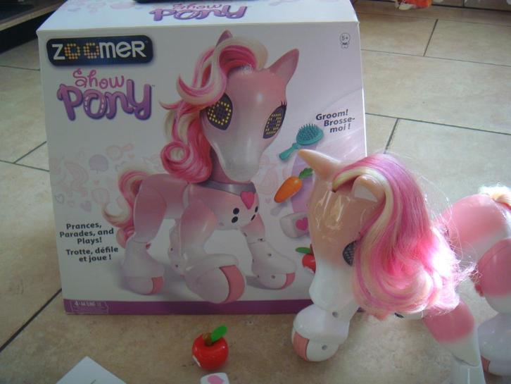 Zoomer Show Pony interactieve paard ALS NIEUW, Kinderen en Baby's, Speelgoed | Overig, Zo goed als nieuw, Jongen of Meisje, Ophalen of Verzenden