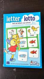 Rom Pom Pom Letter lotto met de letters van school, Ophalen, Gebruikt, Taal en Lezen
