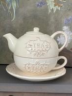 Gezellige Tea for One Set, puntgaaf, Ophalen of Verzenden, Keramiek, Overige stijlen, Kop(pen) en/of Schotel(s)