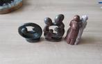 3 speksteen(serpentijn) sculpturen,Afrikaans,ZIMBABWE, Ophalen of Verzenden