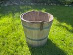 Antieke houten melkemmer, Ophalen
