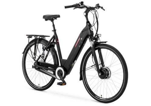 E-Bike Amslod Newton F-LV 59CM 540Wh Zwart Nieuw in Doos, Fietsen en Brommers, Elektrische fietsen, Nieuw, 59 cm of meer, 50 km per accu of meer