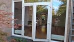Kunststof openslaande deuren met zijpanelen en glas, Doe-het-zelf en Verbouw, Deuren en Horren, Ophalen, Overige typen, Zo goed als nieuw