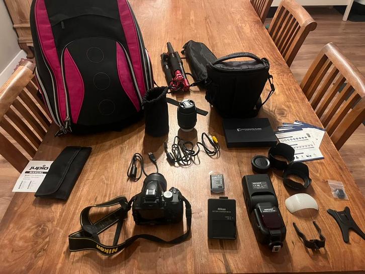 Nikon D3200 met bijbehorende producten., Audio, Tv en Foto, Fotocamera's Digitaal, Zo goed als nieuw, Spiegelreflex, Nikon, 8 keer of meer