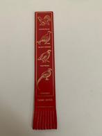 Vintage rood leren boekenlegger.  Wild weidevogels Engeland, Ophalen, Zo goed als nieuw, Overige onderwerpen