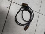 Scart kabel verguld, Ophalen of Verzenden, Gebruikt, Minder dan 2 meter, Scartkabel