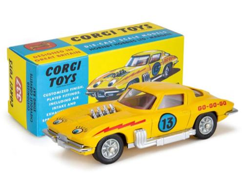 Chevrolet Corvette Sting Ray Customized 1/46 CORGI NEW R 337, Hobby en Vrije tijd, Modelauto's | 1:43, Nieuw, Auto, Corgi, Verzenden