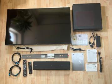 SMART TV + Vogel muurbeugel + soundbar & sub!! beschikbaar voor biedingen