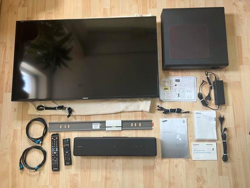 SMART TV + Vogel muurbeugel + soundbar & sub!!, Audio, Tv en Foto, Televisies, Gebruikt, LCD, 100 cm of meer, Full HD (1080p)