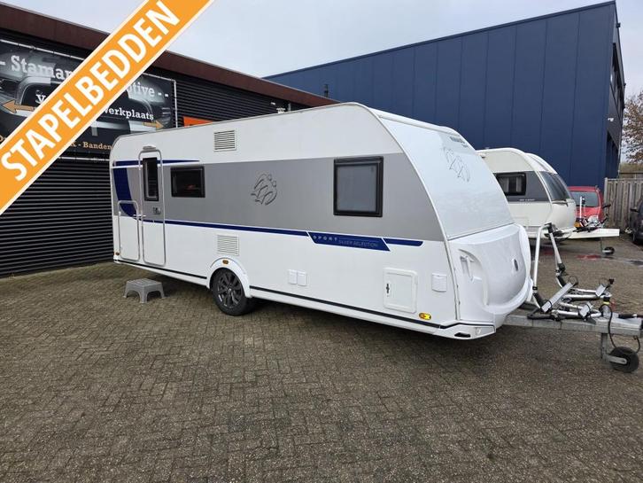 Knaus Sport SilverSelection 540 FDK Mover,Voortent,stapelbed, Caravans en Kamperen, Caravans, Bedrijf, tot en met 6, 1000 - 1250 kg