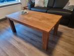 Massief houten salontafel. Zgan, Huis en Inrichting, 100 tot 150 cm, Zo goed als nieuw, Minder dan 50 cm, Rechthoekig