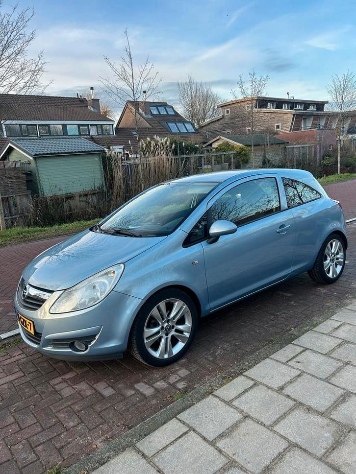 Opel Corsa 1.4 16V 3D 2008 Blauw, Auto's, Opel, Particulier, Corsa, Benzine, C, Hatchback, Automaat, Origineel Nederlands, Blauw