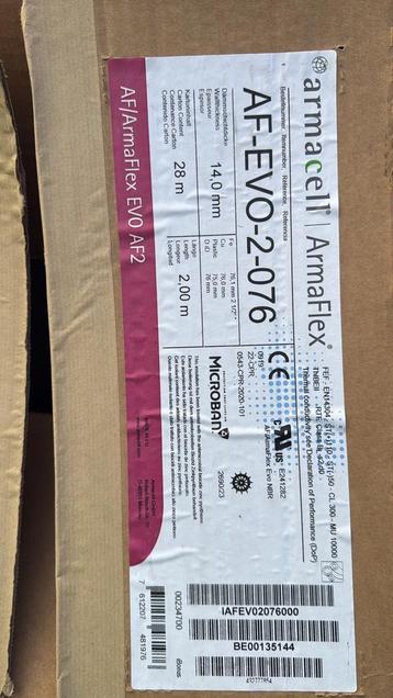 Armaflex isolatie beschikbaar voor biedingen