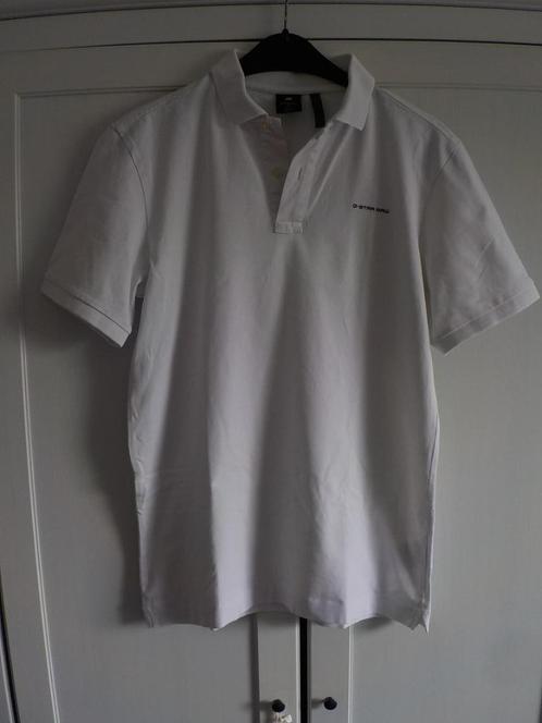 Polo G Star Raw wit maat S z.g.a.n., Kleding | Heren, Polo's, Zo goed als nieuw, Maat 46 (S) of kleiner, Wit, Ophalen of Verzenden