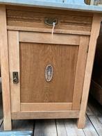 Frans eiken badkamermeubel kast toiletkast, Ophalen