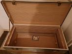 Vintage Opbergkist / Reiskoffer met houten spijlen, Huis en Inrichting, Woonaccessoires | Kisten, Ophalen, Gebruikt, 75 tot 100 cm