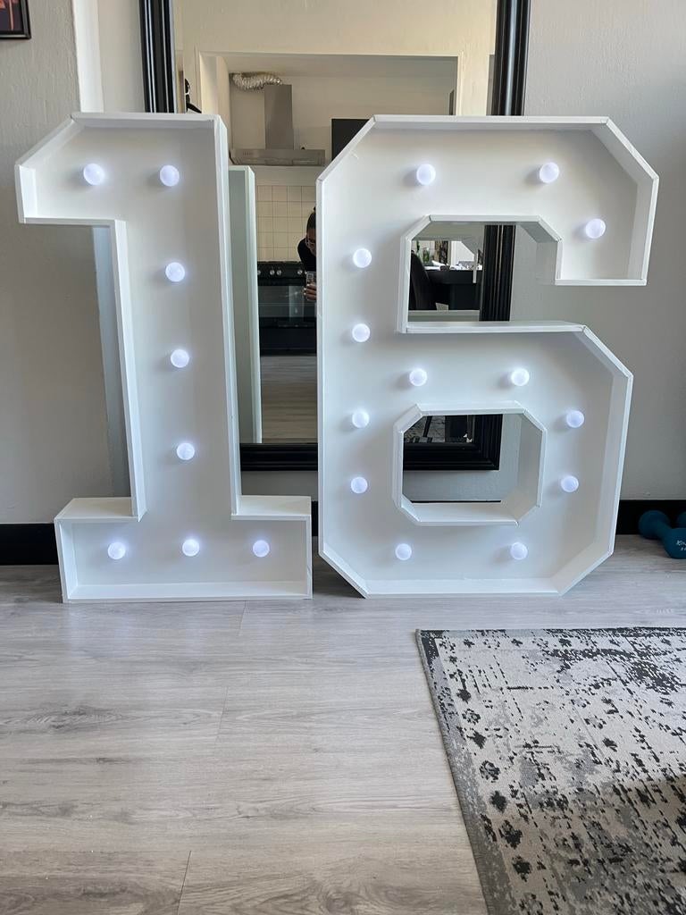 Te huur: LED Verlichting voor Sweet Sixteen/Verjaardag, Ophalen, M, 100 tot 150 cm, Nieuw