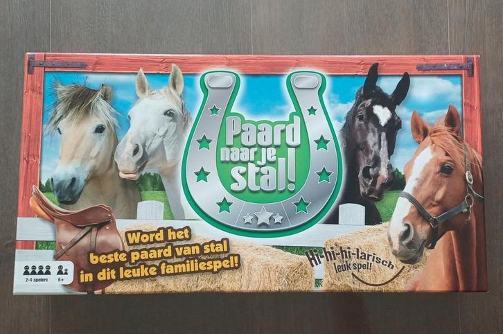 Spel 'Paard naar je stal', Hobby en Vrije tijd, Gezelschapsspellen | Bordspellen, Zo goed als nieuw, Ophalen of Verzenden