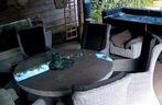 Diningset, Tuin en Terras, Tuinsets en Loungesets, Ophalen, Kunststof, 6 zitplaatsen, Zo goed als nieuw