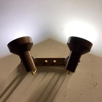 OPRUIMING Vintage jaren 60 70 dubbele wandlamp Anvia Hala beschikbaar voor biedingen