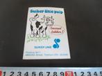 sticker suiker unie pulp strip koe loeiend lekker breda, Ophalen, Zo goed als nieuw