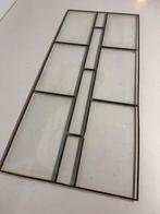 Glas in lood helder raamwerk licht gebolt, Ophalen of Verzenden