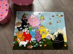 Puzzel van de familie Barbapapa, Ophalen, 10 tot 50 stukjes, Gebruikt, 2 tot 4 jaar