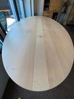 Eettafel 6 pers, eiken natural vintage, Huis en Inrichting, Tafels | Eettafels, Ophalen, Gebruikt, Eikenhout, 200 cm of meer