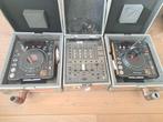 Pioneer 2x Cdj-1000mk3 + DJM-600 + Flightcases, Ophalen, Gebruikt, Dj-set, Pioneer