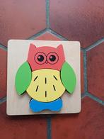 Puzzel uil - 5 stukjes, Ophalen of Verzenden, Minder dan 10 stukjes, Zo goed als nieuw, 6 maanden tot 2 jaar