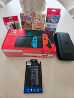 Nintendo Switch compleet met spellen + accessoires, Spelcomputers en Games, Spelcomputers | Nintendo Switch, Ophalen of Verzenden