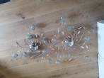 2 plafon lampen, Ophalen, Zo goed als nieuw, Metaal, Bloemen met bladeren