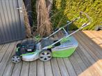 Gazonmaaier met mulch systeem en brandstofmotor, Tuin en Terras, Grasmaaiers, Cirkelmaaier, Ophalen, Gebruikt, 40 t/m 49 cm