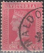Australië -1.01- 1890- Victoria - Koningin Victoria -1P Rood, Postzegels en Munten, Postzegels | Oceanië, Verzenden, Gestempeld